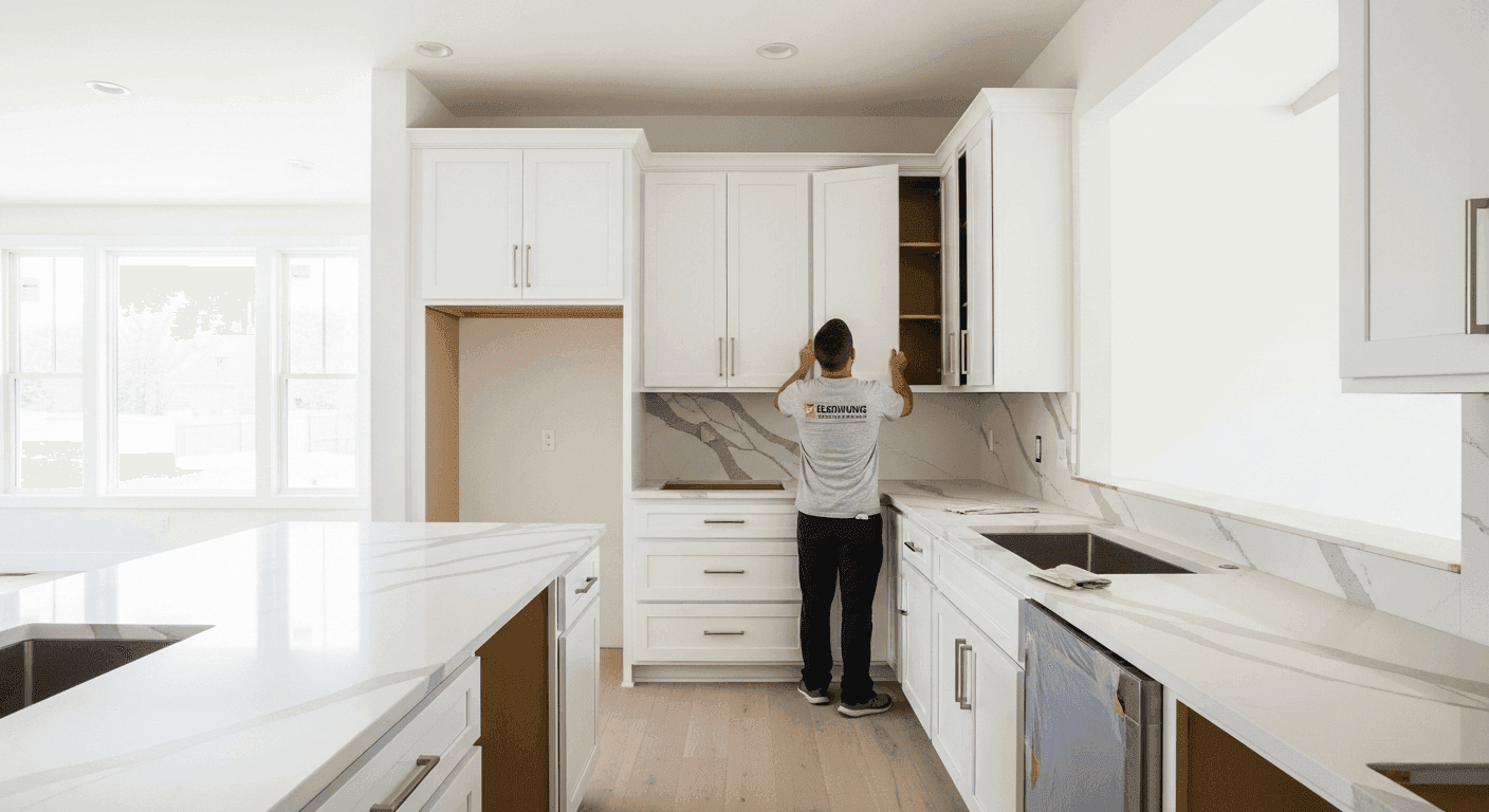 How to Build an ADU, Day 15: Cabinets & Countertops