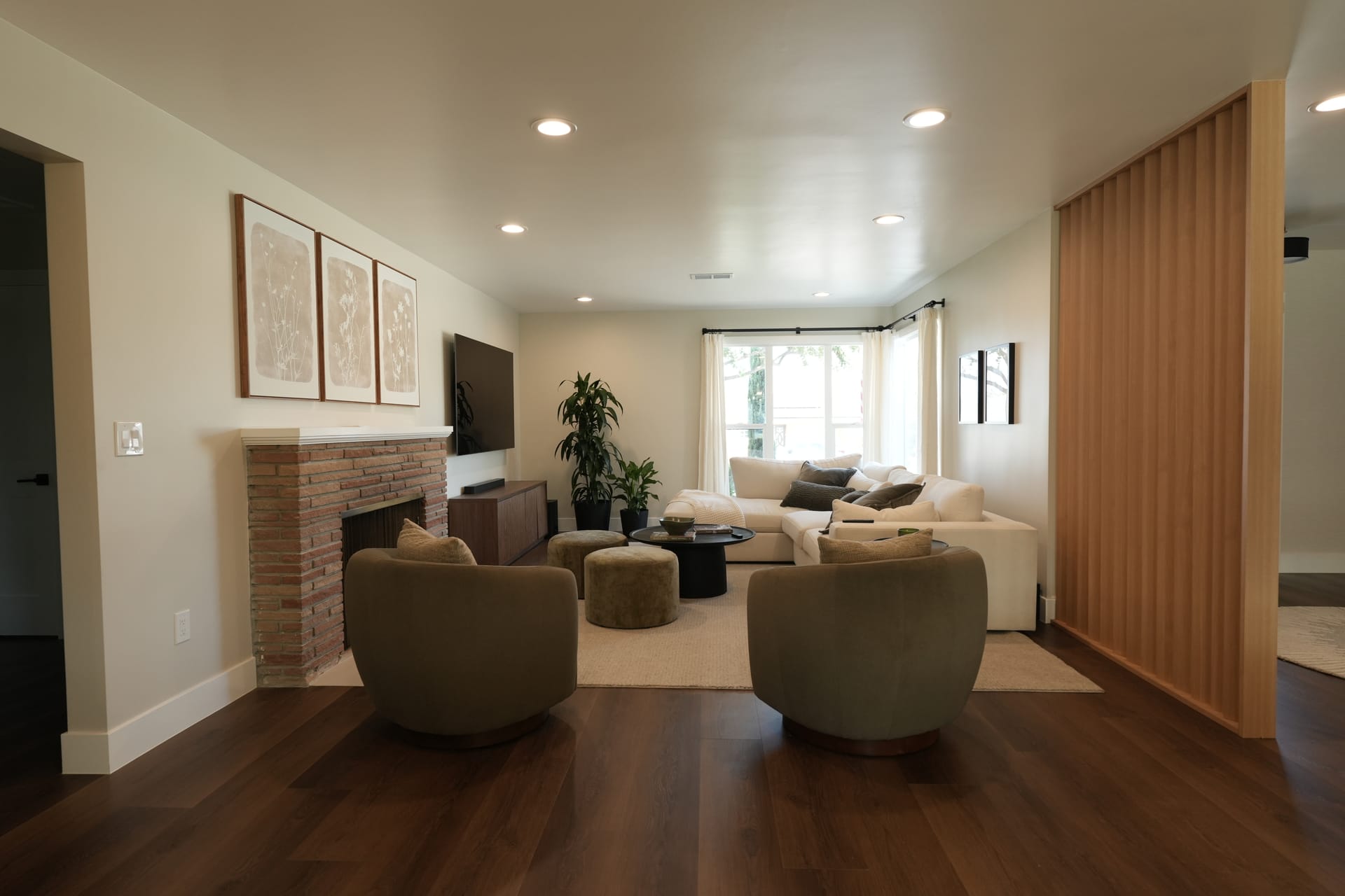 Covina remodel living room