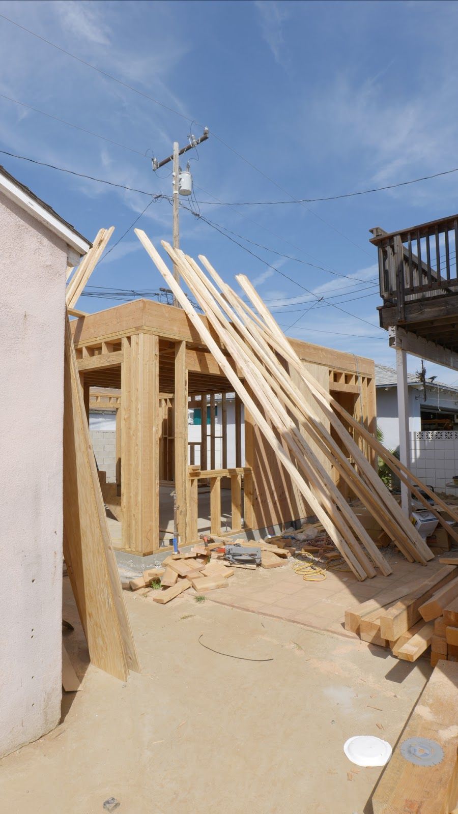 Brady Ave, Montebello — 2026-03-26 Framing — project photo 4