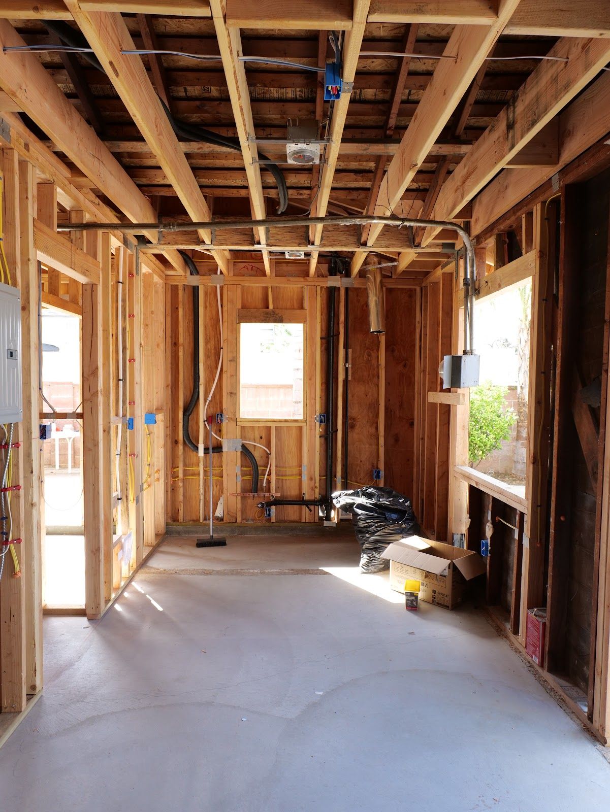 N Huntington St, San Fernando — Framing and exterior — project photo 2